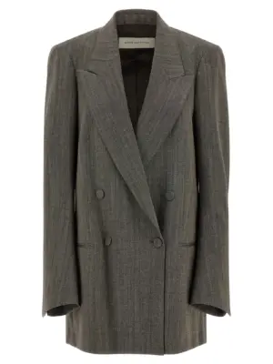 'Blink' blazer DRIES VAN NOTEN Gray