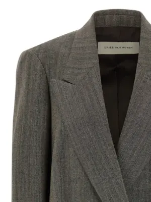 'Blink' blazer Woman DRIES VAN NOTEN Gray