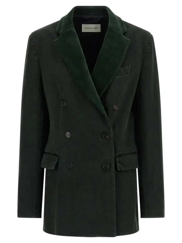 'Befya' blazer DRIES VAN NOTEN Green