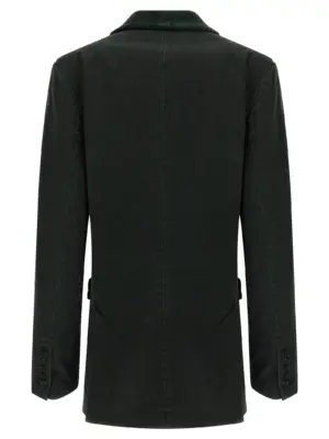 'Befya' blazer 2520104372397508 DRIES VAN NOTEN Green