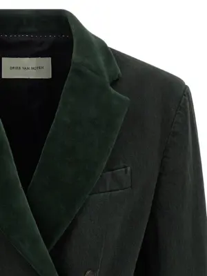 'Befya' blazer Woman DRIES VAN NOTEN Green