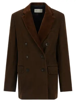 'Befya' blazer DRIES VAN NOTEN Brown