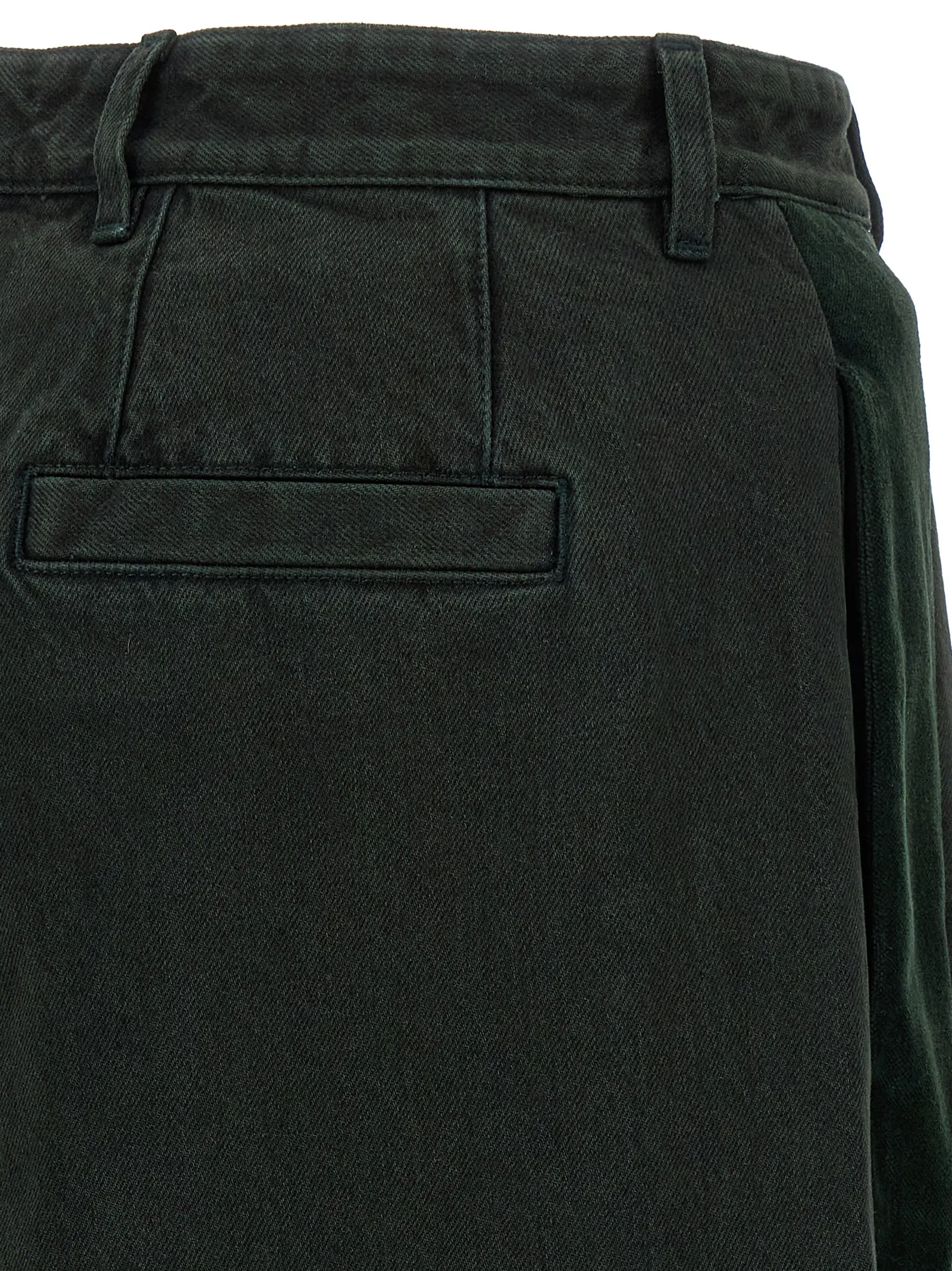 Джинси Velvet insert Dries Van Noten Зелені 4 Velvet insert jeans 100% cotton DRIES VAN NOTEN Green