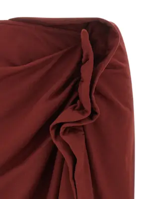 'Hanam' skirt Woman DRIES VAN NOTEN Bordeaux