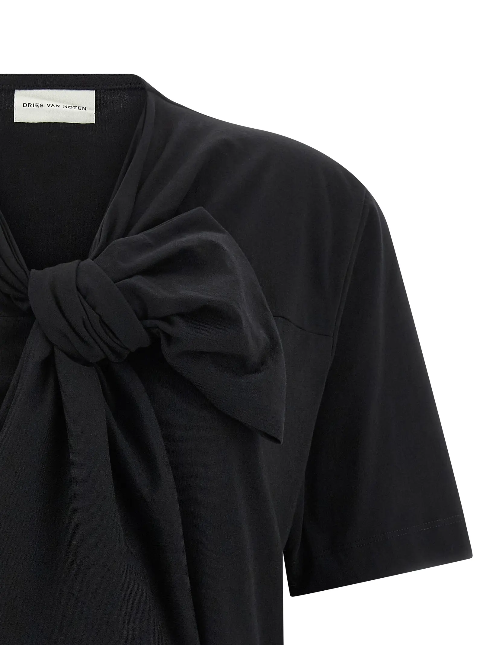 Футболка Hebitta Dries Van Noten Чорна 3 'Hebitta' T-shirt Woman DRIES VAN NOTEN Black