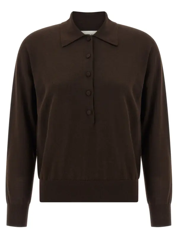 'Tuno' polo shirt DRIES VAN NOTEN Brown