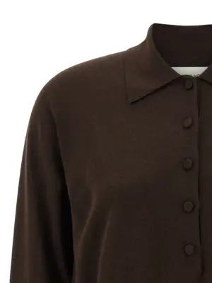 'Tuno' polo shirt Woman DRIES VAN NOTEN Brown