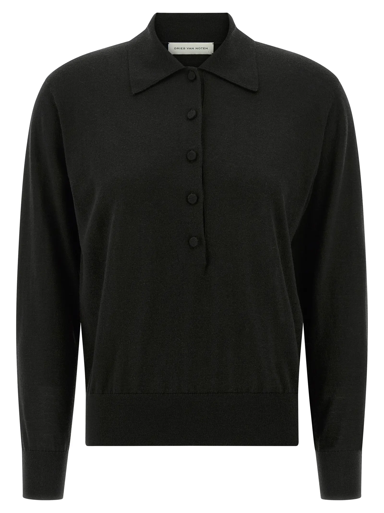 Поло Tuno Dries Van Noten Чорне 1 'Tuno' polo shirt DRIES VAN NOTEN Black