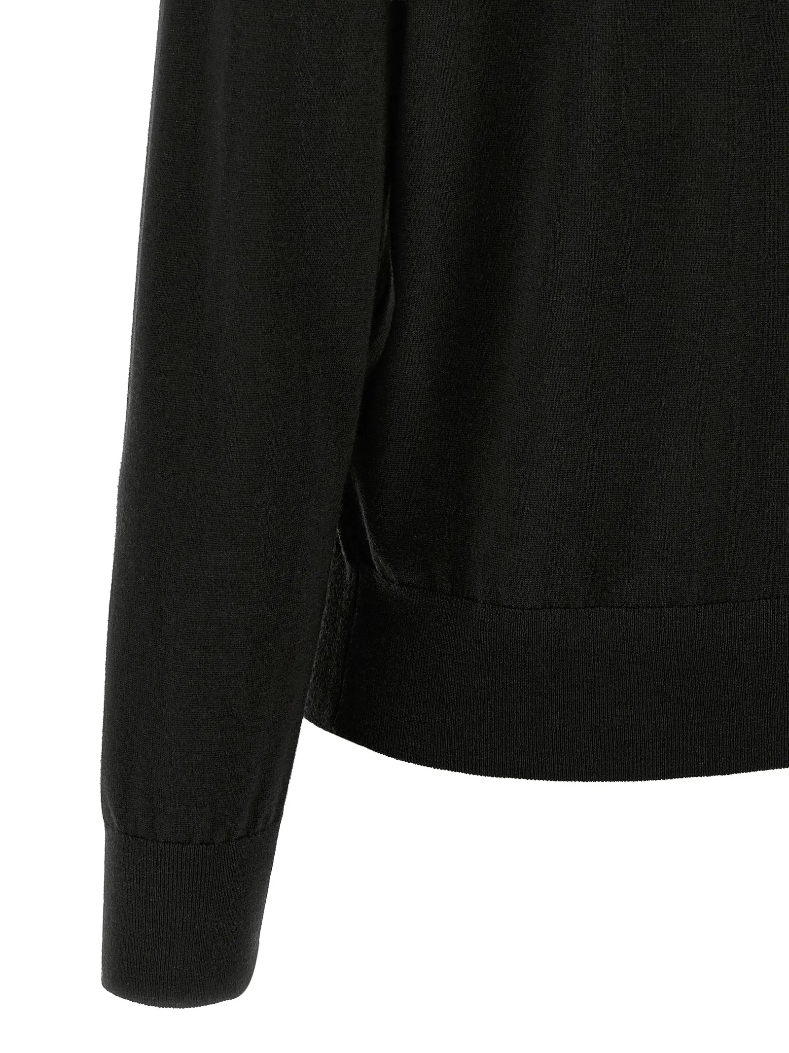 Поло Tuno Dries Van Noten Чорне 4 'Tuno' polo shirt 100% merino wool DRIES VAN NOTEN Black