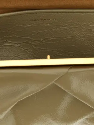 'Crisp' big clutch 100% calfskin leather (Bos Taurus) DRIES VAN NOTEN Green
