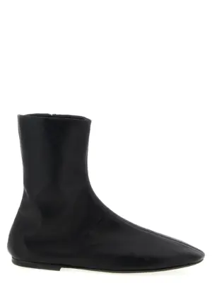 Leather ankle boots DRIES VAN NOTEN Black