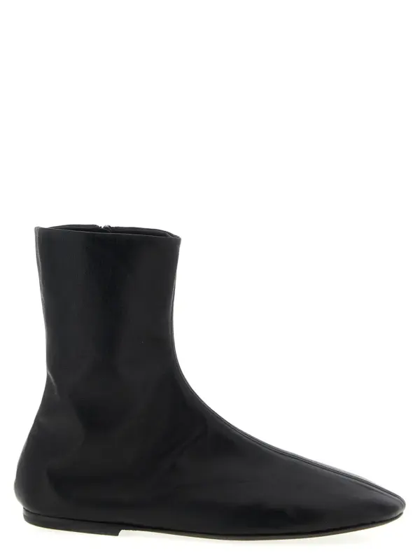 Leather ankle boots DRIES VAN NOTEN Black