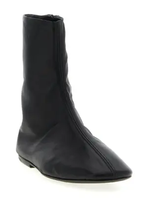 Leather ankle boots 252011702140900 DRIES VAN NOTEN Black