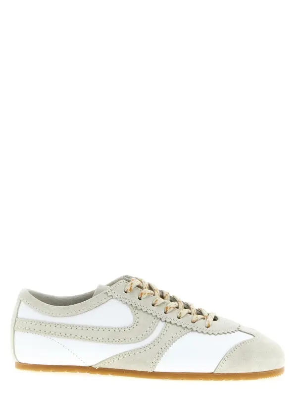 Suede sneakers DRIES VAN NOTEN White