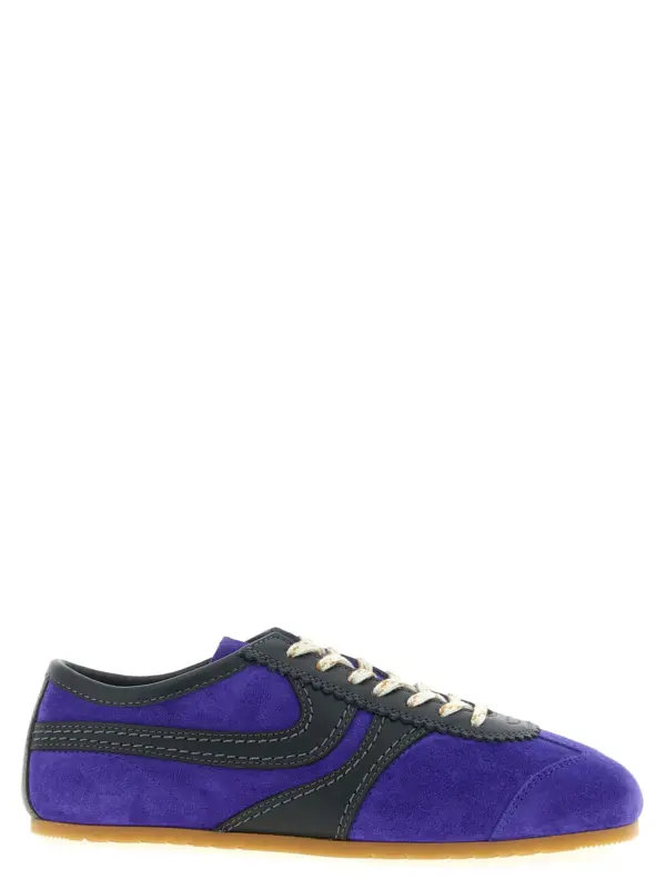 Suede sneakers DRIES VAN NOTEN Purple