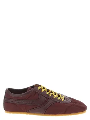 Nylon sneakers DRIES VAN NOTEN Bordeaux