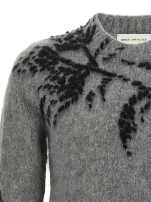 'Mouche' sweater Man DRIES VAN NOTEN Gray
