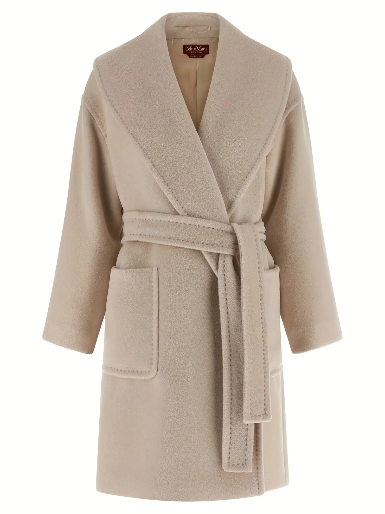 Пальто Cloruro Max Mara Studio Бежеве 1 'Cloruro' coat MAX MARA STUDIO Beige