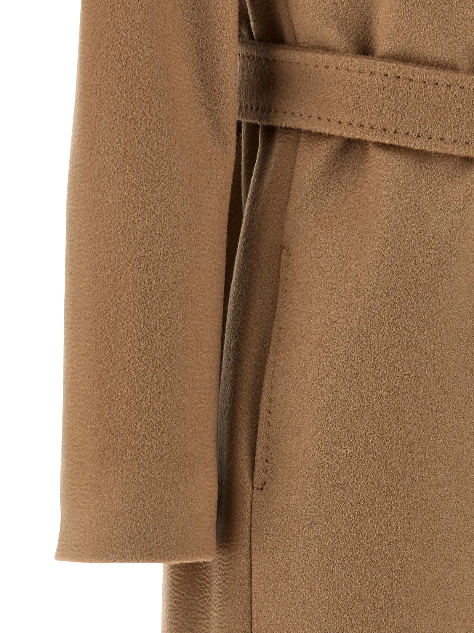 Пальто Max Mara Studio BCollag Бежеве 4 'BCollag' coat 100% virgin wool MAX MARA STUDIO Beige