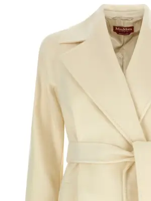 'Dravenna' coat Woman MAX MARA STUDIO White