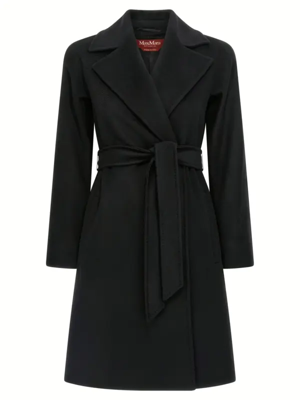 'Dravenna' coat MAX MARA STUDIO Black