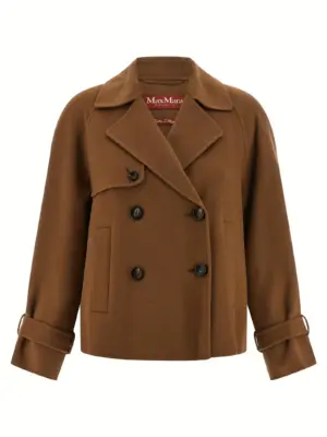 'Nupar' coat MAX MARA STUDIO Brown