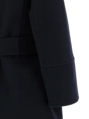 'Arona' coat 100% virgin wool MAX MARA 'S Blue