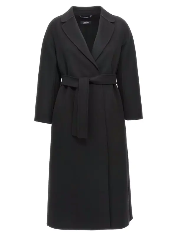 'Esturia' coat MAX MARA 'S Black