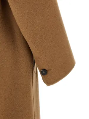 'Dalila' coat 70% virgin wool 30% cachemire MAX MARA 'S Brown