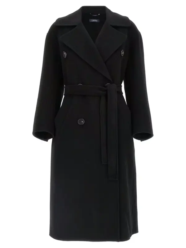 'Dalila' coat MAX MARA 'S Black