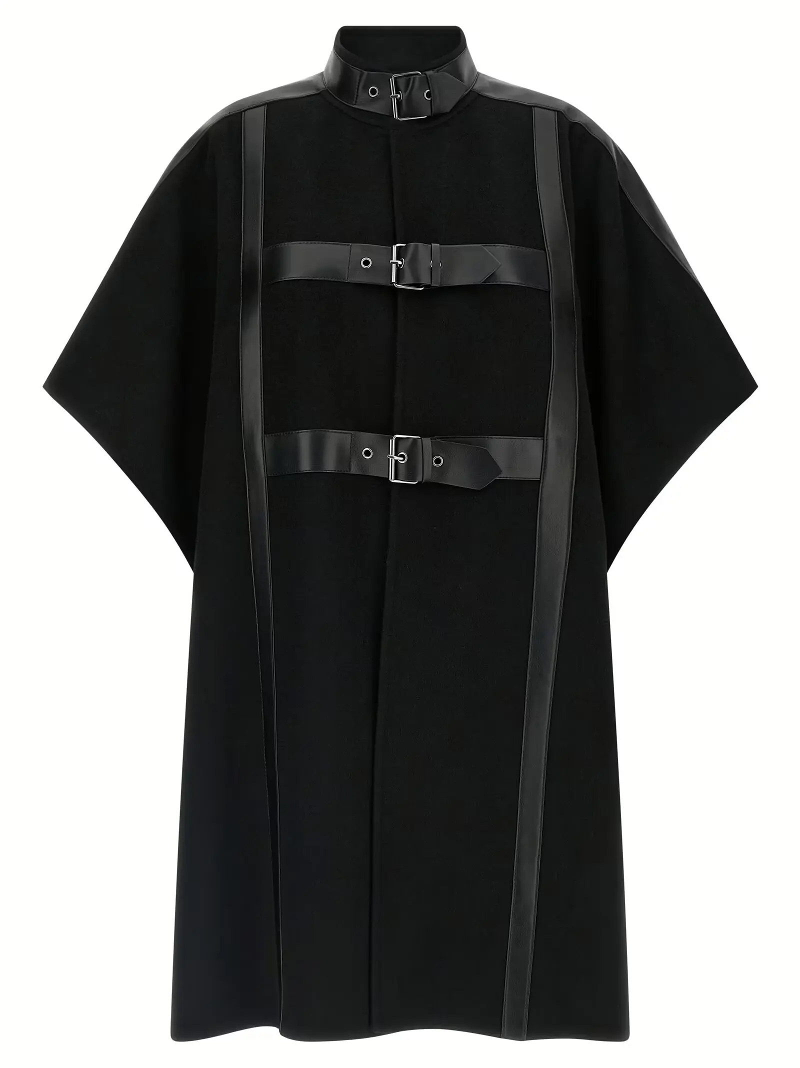 Кейп вовняний Twin Set Чорний 1 Wool cape TWIN SET Black