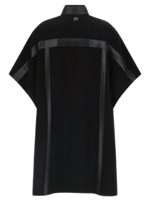 Wool cape 252TP207300006 TWIN SET Black
