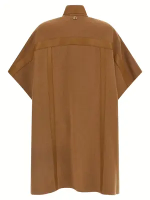 Wool cape 252TP207311754 TWIN SET Beige