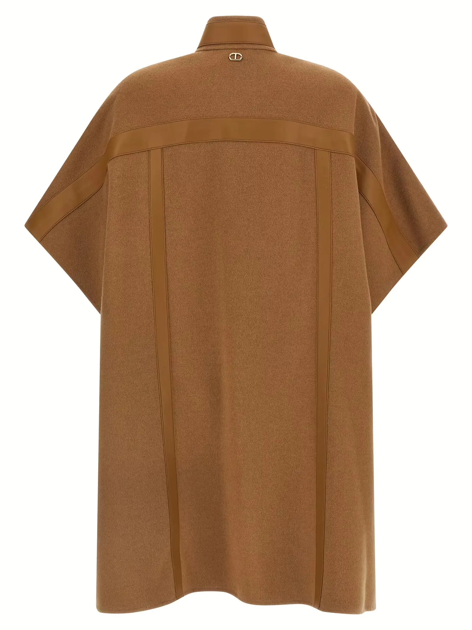 Кейп вовняний Twin Set Бежевий 2 Wool cape 252TP207311754 TWIN SET Beige