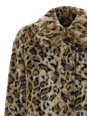 Animalier coat Woman TWIN SET Multicolor