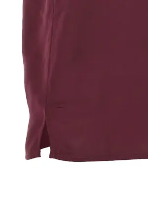 Satin lace top 100% viscose TWIN SET Bordeaux