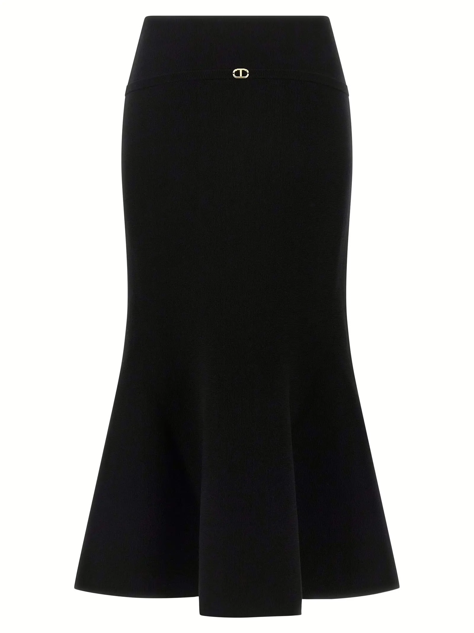 Спідниця вовняна Twin Set Чорна 2 Wool skirt 252TP341200006 TWIN SET Black