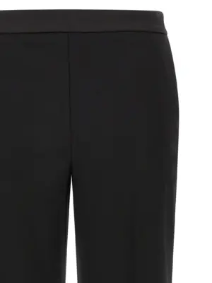 Satin detail trousers Woman TWIN SET Black
