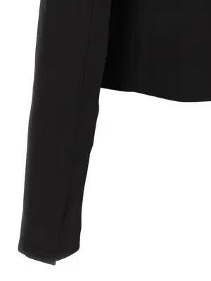 Bolero blazer 74% polyester 20% viscose 6% elastane TWIN SET Black