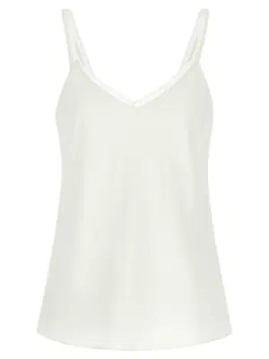 Silk top TWIN SET White