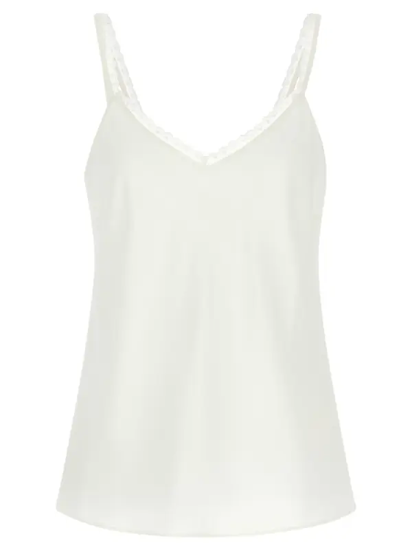 Silk top TWIN SET White