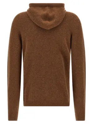 Hooded sweater 253M40007M4007 ROBERTO COLLINA Brown