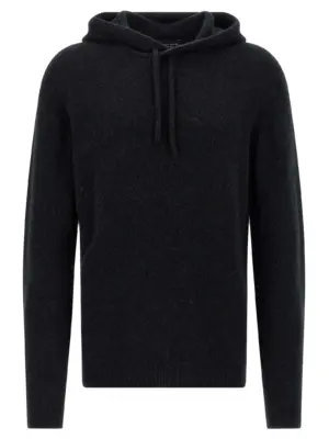 Hooded sweater ROBERTO COLLINA Black