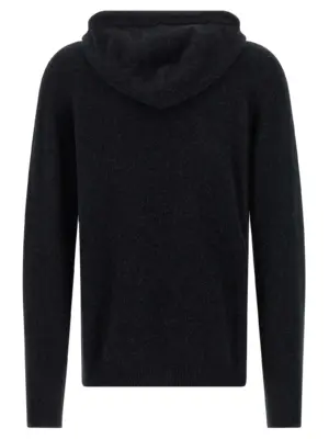 Hooded sweater 253M40007M4009 ROBERTO COLLINA Black