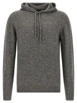 Hooded sweater ROBERTO COLLINA Gray