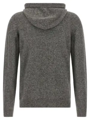 Hooded sweater 253M40007M4018 ROBERTO COLLINA Gray