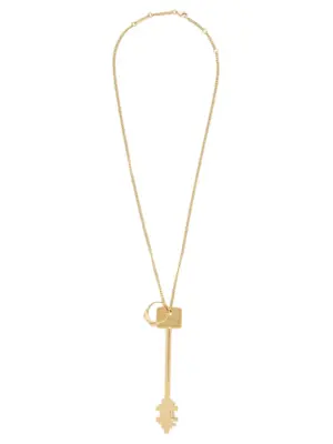 'Key' necklace PACO RABANNE Gold