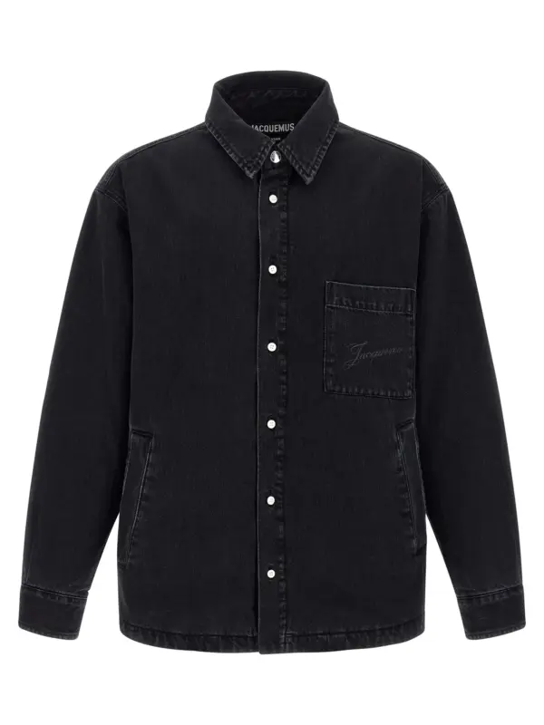 'La Chemise Boulanger' overshirt JACQUEMUS Black