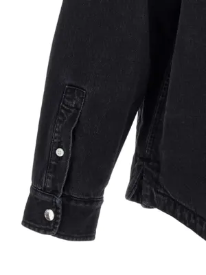 'La Chemise Boulanger' overshirt 100% cotton JACQUEMUS Black