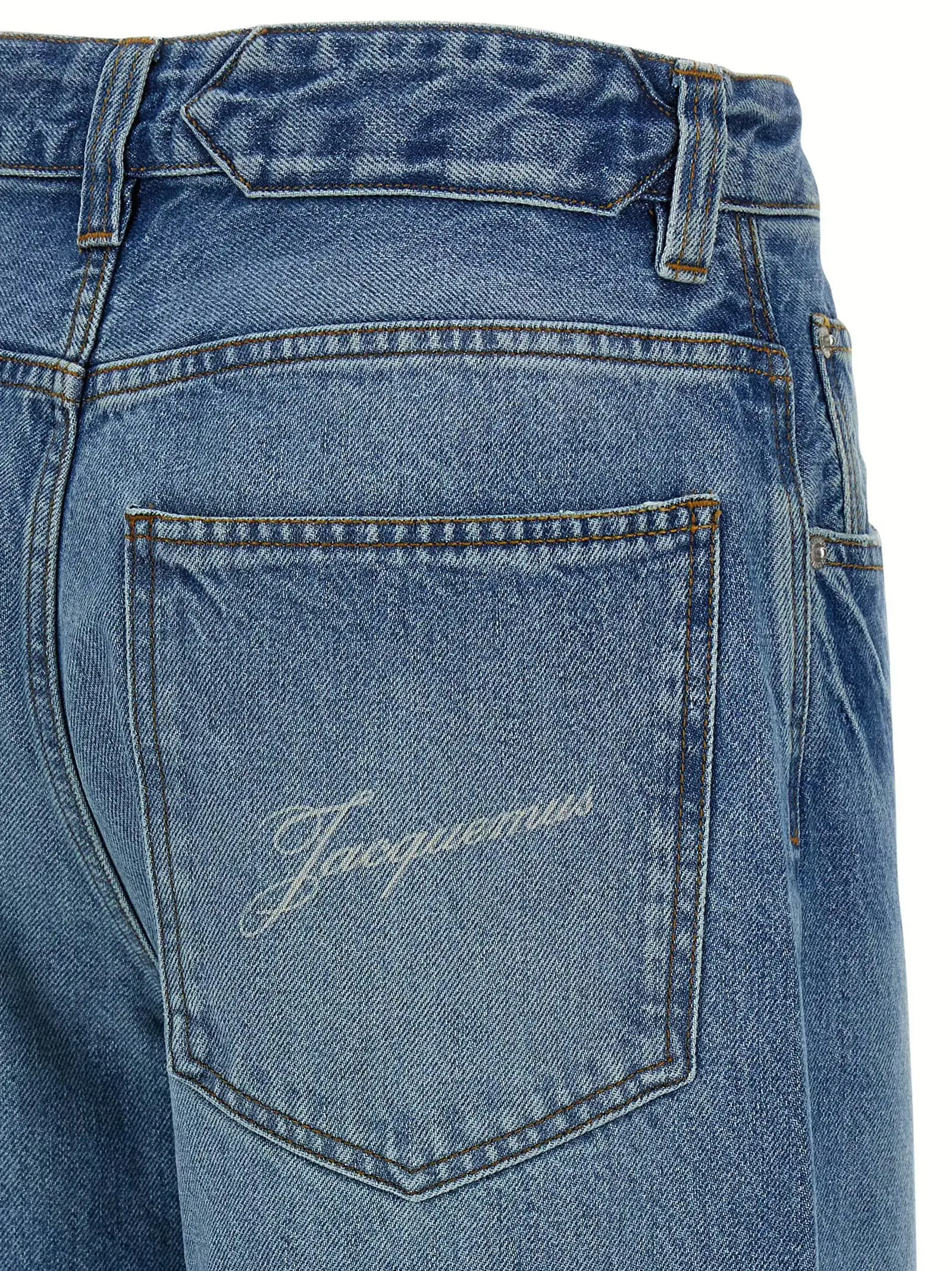 Джинси Le De-Nîmes Large Jacquemus Блакитні 4 'Le De-Nîmes Large' jeans 100% cotton JACQUEMUS Light Blue